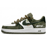 Nike Air Force 1 Forest Journal S&uuml;nteetiline nahk Libisemiskindel Polsterdus Kulumiskindel Madal top Rula kingad IB6388-200(Team1727-) 43 white