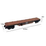 Paakauto/Rongi vagun/ Kaubarong v&auml;ikeste osadega ehitusplokkide komplekt Loov MOC m&auml;nguasi lastele black