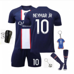 Laste spordir&otilde;ivad Pariis Neymar Jalgpallis&auml;rk ANUTETOUNI&reg; Sporditopp L&uuml;hikeste varrukatega Sinine Noorte treeningriided 130-140 CM