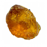 Looduslik toore oranž merevaik Sertifitseeritud 198,6 ct L&otilde;ikamata toore lahtine v&auml;&auml;riskivi 37.6 mm Approx. oranž