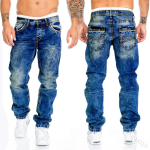 Meeste teksad &uuml;hev&auml;rvilised taskutega venivad denim sirge l&otilde;ikega p&uuml;ksid vabaaja p&uuml;ksid igap&auml;evane t&auml;navamood meeste riided XXXL gray