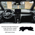 Armatuurlaua kate P&auml;ikesekaitse Toyota Yaris Cross 2021-2023 Siseviimistlus LHD valge