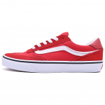 Vans Brooklyn Ls Nahast ja Kangast Mugavad Mitmek&uuml;lgsed Madalad Talla Skate Jalan&otilde;ud Meeste toss Punane VN000D7QGH3 41