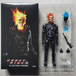 Hot Mov Ghost Rider tegevuskuju 10 tolli liigendatud liigutatav helendav luukere superkangelase kogutav mudel t&auml;iskasvanute kollektsiooni jaoks
