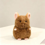 Armas valge beebi hamstri pl&uuml;&uuml;sist m&auml;nguasi Armas lemmikloom degu t&auml;idisloom pehme nukk hiire pl&uuml;&uuml;s t&uuml;drukule poisile 14cm brown