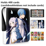 Anime Frieren: Beyond Journey's End 400 tk/900 tk Kaardialbum Raamatukogu Kaardid T&otilde;mblukuga M&auml;ngukaardid Sideaine Hoidja Lastekingitused