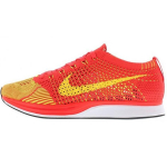 Nike Flyknit Racer Bright Crimson Volt 526628-601 36.5 lillakas