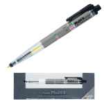 Pentel Multi8 Mehaaniline Hoidja 8 V&auml;rvilist PH802 Pliiats, T&uuml;&uuml;p, Graafiidid, gray