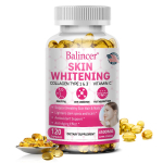 Kollageen t&uuml;&uuml;p 1 3 C-vitamiin pehmekapslid 4500mg P&auml;evane toitainete segu Vegan 120 tk 120 Softgels
