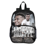 &Otilde;pilaste Laste Koolikotid Reisi Jalgpallit&auml;ht Seljakott M-Mbappe Eesmise Taskuga Seljakott T&uuml;drukutele Poistele &Otilde;pikukott black