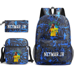 Neymar koolikott staar Neymaril on sama perifeeria tr&uuml;kiga seljakott, poiste ja t&uuml;drukute &uuml;li&otilde;pilaste kolmeosaline koolikott. three-piece set