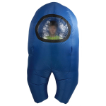Halloweeni loominguline t&auml;iskasvanute t&auml;ispuhutav astronauti kost&uuml;&uuml;m lavaesinemiseks Child 120-150CM sinine