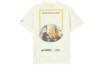 Adidas Terrex National Geographic graafilise tr&uuml;kiga l&uuml;hikeste varrukatega T-s&auml;rk KC5417 2XL beige