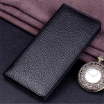 100% Ehtne Nahk Magnetiline Klapp&uuml;mbris Samsung Galaxy S24 S25 S24+ S25+ Plus Ultra jaoks Krokodilli Muster Tagak&uuml;lg T&auml;ielik Kate Genuine Leather&Galaxy S25 Ultra black