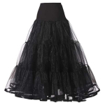 Naiste seelik, pahkluu pikk alusseelik, pikendatud joonega pulma seelik pulmadeks &otilde;ues S/M Waist 66-90cm black