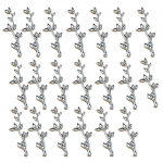 20 tk unikaalne &otilde;&otilde;nsa puulehe v&otilde;luripatsi &uuml;henduspistik isetegemise kingitus 39 x 14mm