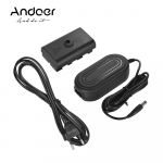 Andoer Dummy aku DC 8V 3A l&uuml;litustoite adapter NEEWER CN-160 CN-126 Andoer W160 jaoks US Plug