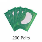 200 paari paberplaastreid poogitud ripsmetele, ripsmepikenduste jaoks, silmaalused padjad, otsakleepsud, niisutav meik 200pairs Silver fox