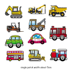 Multifilmi autole prinditud kleebised lastele pestavad pargid Aplikatsioon riietel K&auml;sitsi valmistatud isetegemise plaastrid