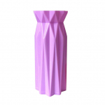 H&K Store Geomeetriline Origami vaas Lilleseade Potikonteiner Kodukontori lauakaunistus One Size helesinine v&auml;rv