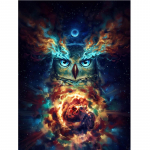 Teemanttikandid Ilus k&auml;sit&ouml;&ouml;maaling &Ouml;&ouml;kull Mosaiik Kingitus Loom Teemant Seinakaunistus 20X30CM