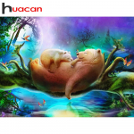 Teemantmaaling T&auml;isringi saabumine karu teemanttikandid t&auml;iskomplekt Scenic Rhinestones pildid 20X30CM