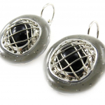 NOA [J1747] - Dormeuses Cr&eacute;ateur 'Quadrillage' gris hall