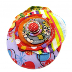 Les Tr&eacute;sors De Lily [P3686] - Broche Cr&eacute;ateur 'Capucines' multicolore mitmev&auml;rviline