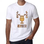 ULTRABASIC - Graphique Homme Reinbeer T-s&auml;rk Cadeau Imprime T-s&auml;rk XS valge suitsuv&auml;rv