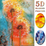 5D DIY Teemanttikandid Teemantmaal Ristpistes V&otilde;ilillepilt Teemantmosaiikmuster 20X30CM