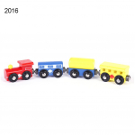 Baby Bear 4 tk Magnetiline puidust miniatuurne rongivankri mudel arendav laste m&auml;nguasi kingitus 2016