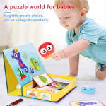 Puidust laste stseeni magnetiline liiklushoone ookeani t&auml;hestiku m&otilde;istatus Ocean