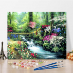 Kunst DIY maalimine numbrite j&auml;rgi Digitaalne &otilde;limaal Teemantmaal Hobid &Otilde;limaal Numbrite maalimine Kodukaunistus 40x50cm no frame