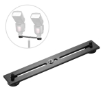 Kahe kaamerakinnitusega statiivi kronstein Kaamera v&auml;lklambi klambrid 1/4-tollise kruviga kaamera jaoks must