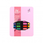 36 v&auml;rvi tahke akvarellv&auml;rviga kinkekarbikomplekt 6 t&ouml;&ouml;riistaga, professionaalne kaasaskantav akvarellv&auml;rvi pigmendikomplekt, kunstitarbed, maalimiskingitused 36 colors pink box