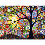 T&auml;ieliku puuriga teemantmaalimismaja pilt kivikivist 5D teemanttikandid, maastik, linna k&auml;sit&ouml;&ouml;komplekt, kodukaunistus Full Round 20X30CM punane