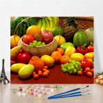 DIY maalimine numbrite j&auml;rgi K&auml;sitsi maalitud l&otilde;uend numbrid &otilde;limaal Kodukaunistus digitaalne &otilde;limaal 40x50cm no frame
