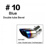 Universaalne autos&otilde;iduki modifikatsiooni ruutv&auml;ljalaske summuti terasest tagatoru #10 curved