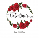 Lillede autoplaaster A-tasemel pestavad soojus&uuml;lekande plaastrid T-s&auml;rgid Teksad Kleebised Uus disain isetegemise tarvikud 22x21.7cm