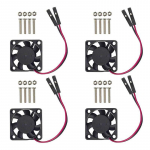 4 tk Raspberry Pi harjadeta protsessori jahutusventilaatori jahutusradiaatori jahuti radiaator 3,3 V 5 V jaoks Raspberry Pi4 Pi3 B+, ​​Pi 3, Pi 2, Pi 1 B+ 4pcs