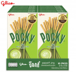 Glico Pocky piimjas matcha maitse, piimjas matcha maitsega kondiitritoodetega kaetud k&uuml;psisepulk, 39 gx 10 tk - Tai suupiste 39 g x 10 pcs