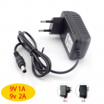 100V 240V vahelduvvoolu-alalisvoolu adapter 9V 1A 2A 2000MA 1000ma 5,5mmx2,5mm pistik toitelaadija toiteadapter EU USA 9V 1A EU Plug