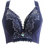 Push Up rinnahoidja Suures suuruses rinnahoidjad naistele 100 105 CD CUP kogutud seksikas pits aluspesu Traadita rinnahoidja lilleline &otilde;mblusteta bralette 48/110E