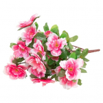 Kasulik Faux Silk Flower Vivid Realistic lihtne hooldus roosa punane v&auml;rv