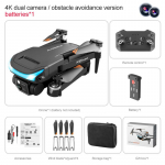 Uus K101 Max Drone WiFi FPV 4K HD topeltkaamera koos takistuste v&auml;ltimisega Professionaalsed kokkupandavad neljakopterihelikopteri m&auml;nguasjad poistele