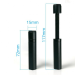 Graafikakaardi hoidiku tugi Reguleeritav teleskoopne p&ouml;&ouml;rlev kruvi alumiiniumsulamist videokaardi kronstein arvuti jaoks 1pc