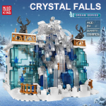 MOLD KING Ehitusklotsid Creative MOC Crystal Falls mudelikomplektid Montaažiklotsid Lastele &Otilde;ppem&auml;nguasjad J&otilde;ulukingid