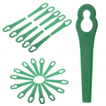 200/100/50/10 tk/pakk l&otilde;iketera murutrimmeri nuga Aiat&ouml;&ouml;riistade osad plastikust l&otilde;iketerad murutrimmerile V&otilde;sal&otilde;ikuri varuosa 50pcs