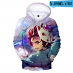 Anime Demon Slayer Kimetsu no Yaiba 3D Prinditud Pusad Mehed Naiste Pusad Harajuku Pusad Poisid T&uuml;drukud Spordidressid Riided M