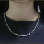 3MM uus trendikas 100% S925 h&otilde;beehted budism kuue t&auml;hem&auml;rgiga mantra vadžra kanepi k&ouml;is mehe ja naise kaelakee 45cm